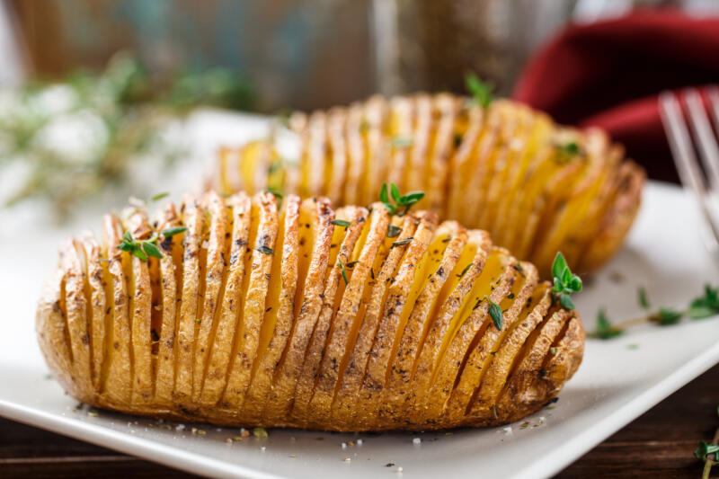 Hasselback potatoes