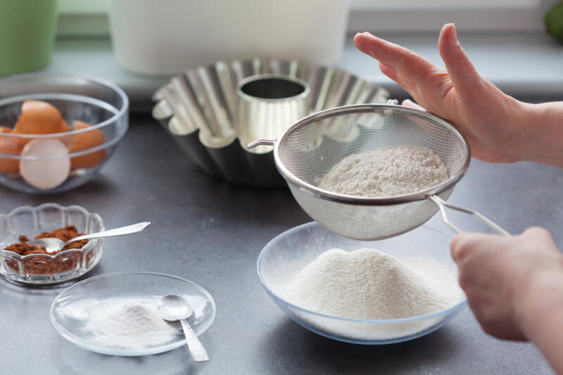 Baking in process. Learn how to bake, cook and season with thewholebite.